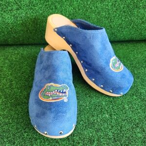 FLORIDA GATORS Wooden Clogs Women’s Shoes Size 11